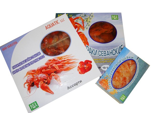 Раки в ассортименте в Ессентуках