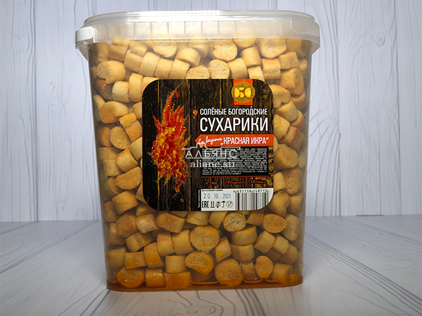 Сухарики с красной икрой в Ессентуках