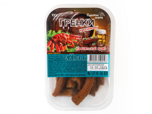 Рыба горячего копчения: Сурские гренки Камчатский краб (100 гр)