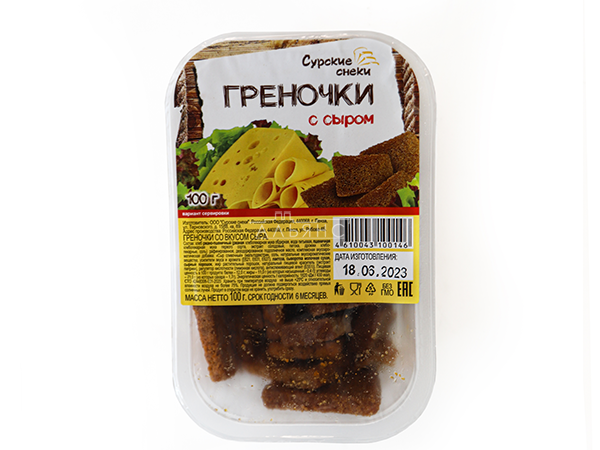 Сурские гренки со вкусом Сыра (100 гр) в Ессентуках