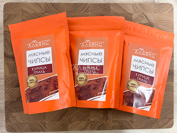 Мясо (АЛЬЯНС) вяленое курица "Гриль" 50 гр. в Ессентуках