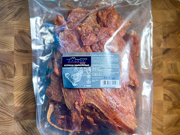 Мясо (АЛЬЯНС) вяленое курица 500гр "С халапеньо" в Ессентуках