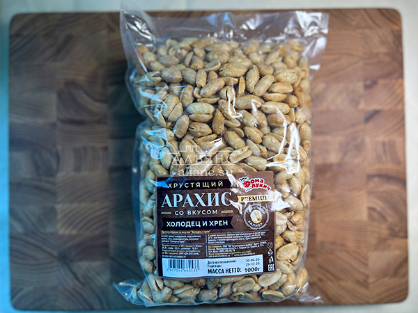 БОБАРАХИС Арахис премиум со вкусом холодец и хрен 1кг в Ессентуках