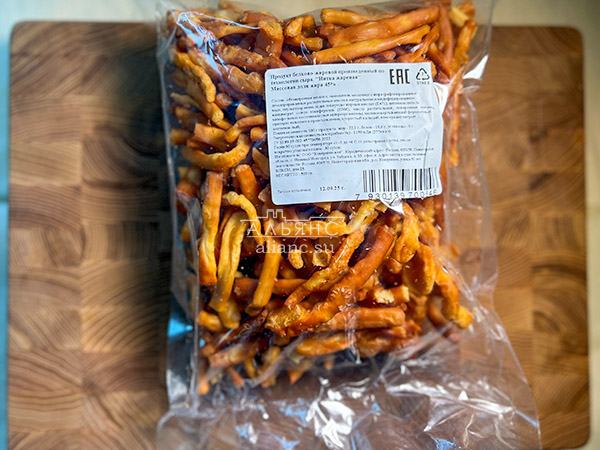 Нитка ЖАРЕНАЯ  Oktobersnack1 кг (сырный продукт) в Ессентуках