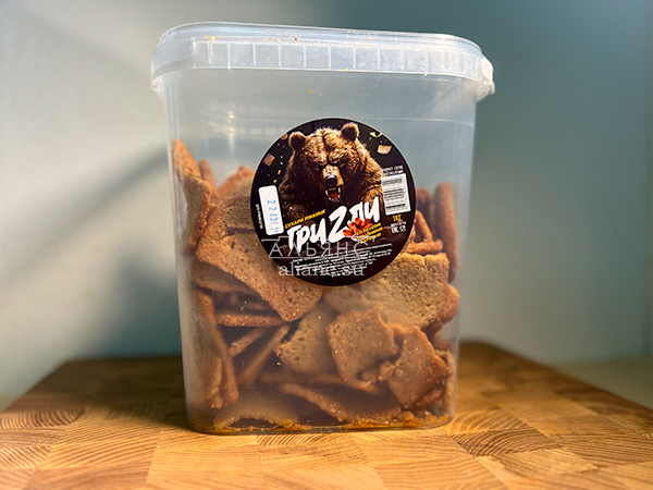 Ведро Ржаные гренки со вкусом Крылышки Барбекю (1 кг) в Ессентуках