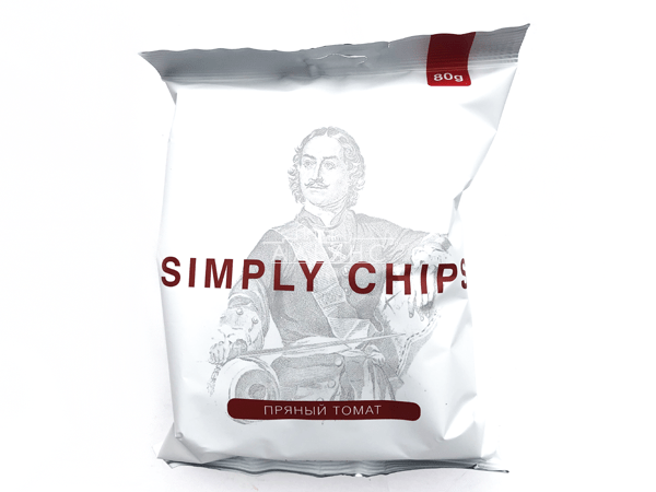 Картофельные чипсы "Simple chips" Пряный томат 80 гр. в Ессентуках